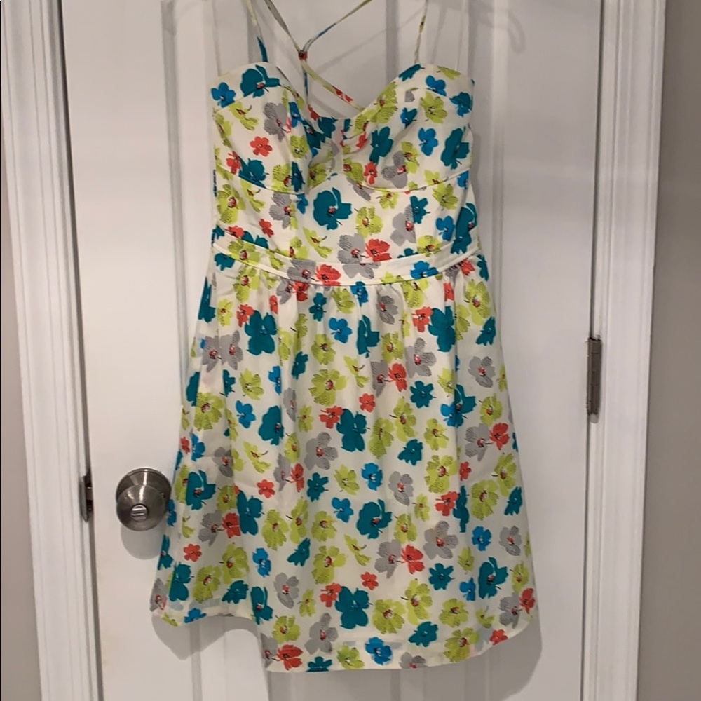 Fitted bodice dress with pockets